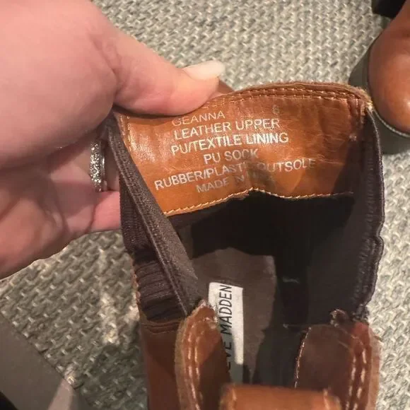 Steve Madden Brown Boots size 6 - Picture 4 of 4